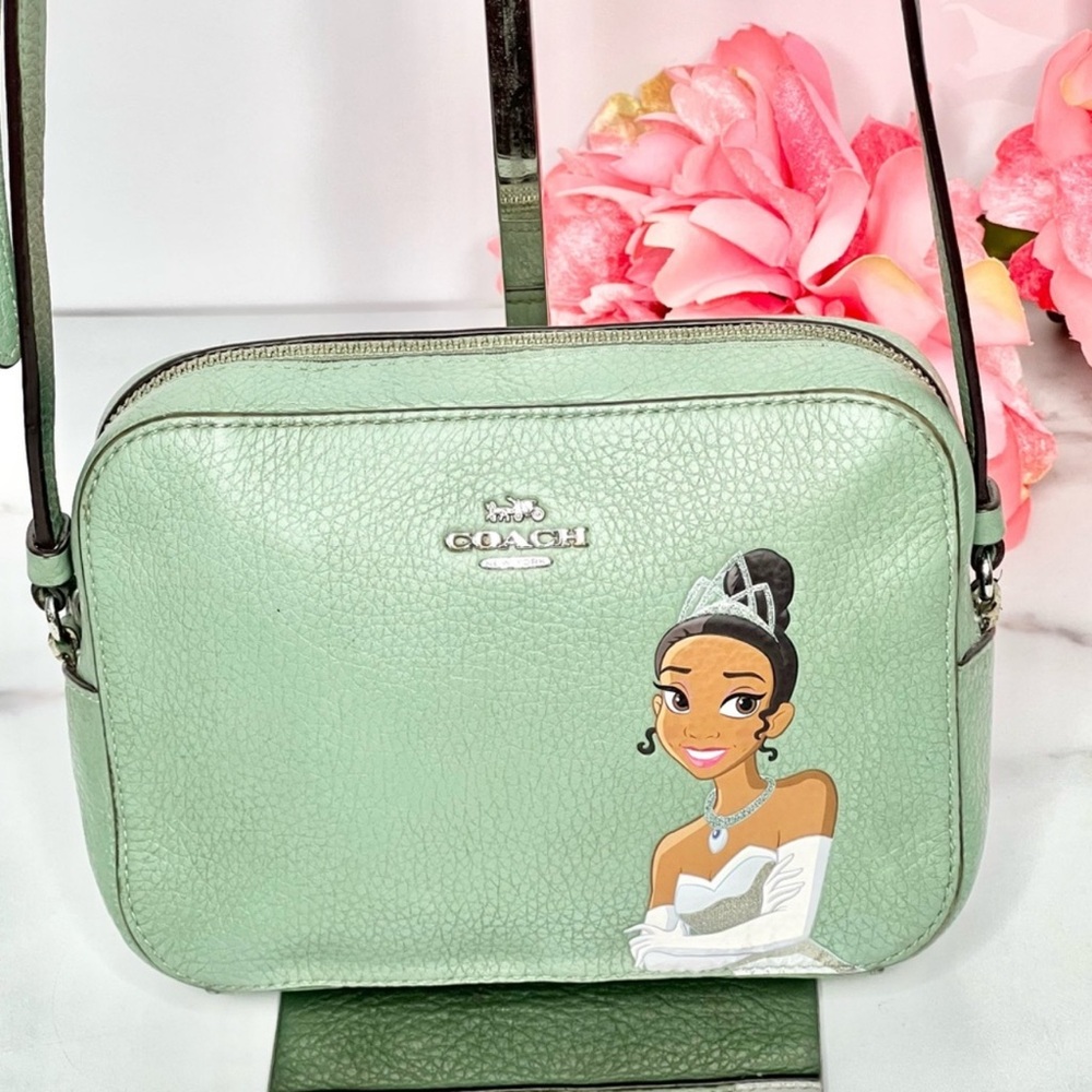 DISNEY X COACH PRINCESS TIANA MINI CAMERA BAG